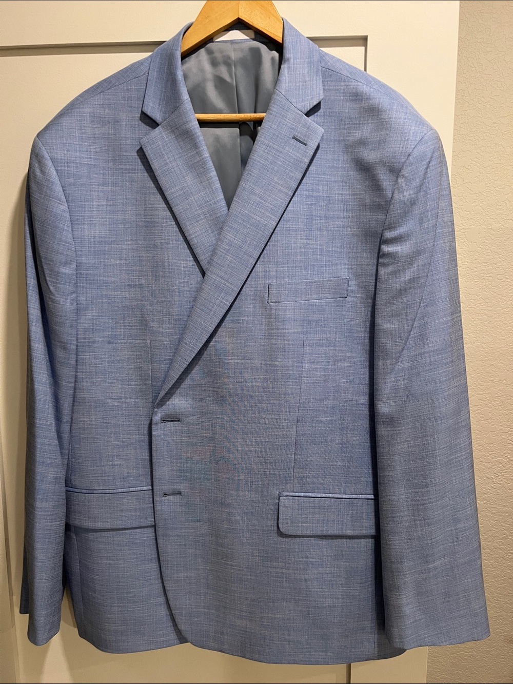 Michael Kors Light Blue Single-Breasted Sport Coat